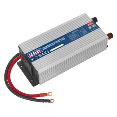 Sealey PSI1000 Wechselrichter Reiner Sinus 1000W 12V DC - 230V 50Hz