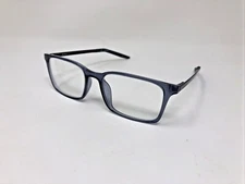 NIKE EYEGLASSES FRAME 7282 412 52-17-145 Smoke Gray Blue Flex Hinge Y556