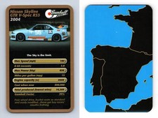 2004 Nissan Skyline GTR V-Spec R33 Gumball 3000 Supercars 2 Top Trumps Card