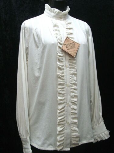 OFF White Blouse Victorian Frontier Classics Pioneer Old West New with TAGs S-3X - Picture 1 of 8