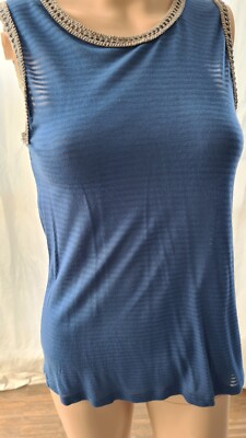 Edel! Top    RODIER    blau 38     75 % Cotton 25 % Polyamide    NP 89,00  neu!