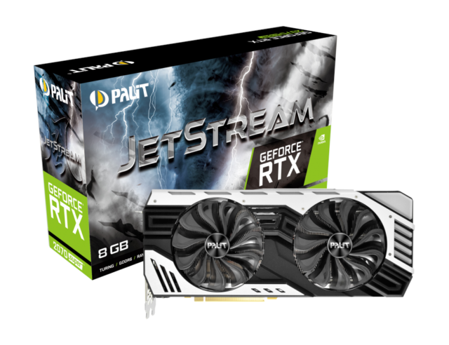 Palit GeForce RTX 2070 Super JetStream 8GB GDDR6 Graphics Palit GeForce RTX 2070 Super JetStream 8GB GDDR6 Graphics