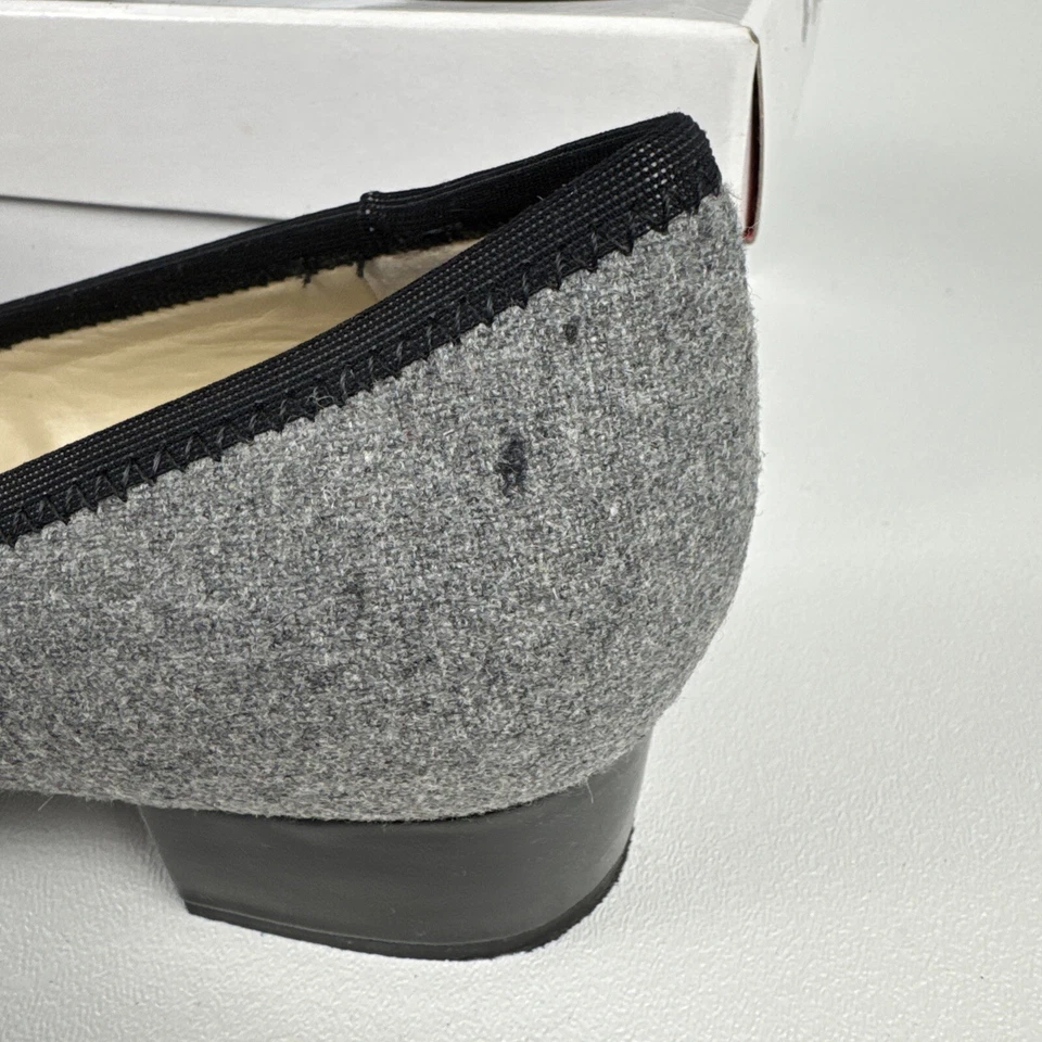 Isaac Mizrahi Live! Zapatos para mujer Kerry gris gris tacones tela talla 9W Foto 3 de 4