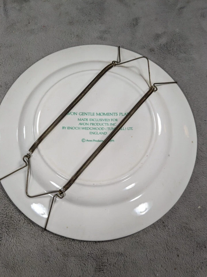 Plato de pared decorativo vintage Avon Swan Gosling 1975 Gentle Moments 8,5" Foto 3 de 3