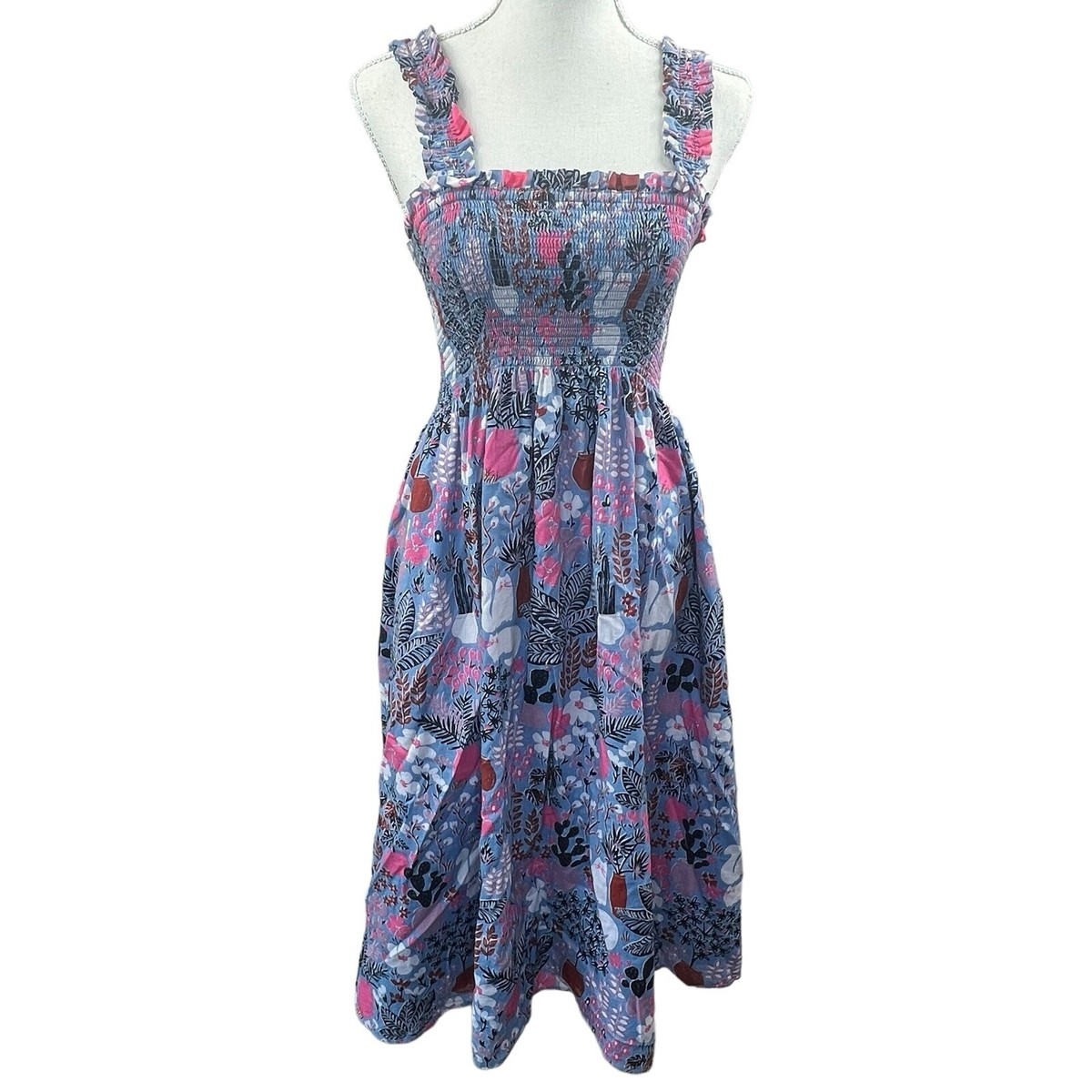 kate spade daisy garden midi dress KATE SPADE DAISY GARDEN MIDI DRESS SIZE 0