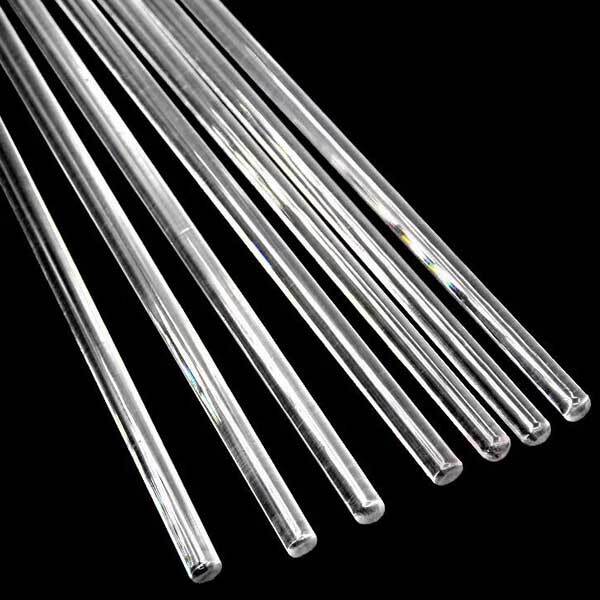 Glass Stirring Rods 50mm 100mm 200mm Stir Stirrer Chemistry Glassware