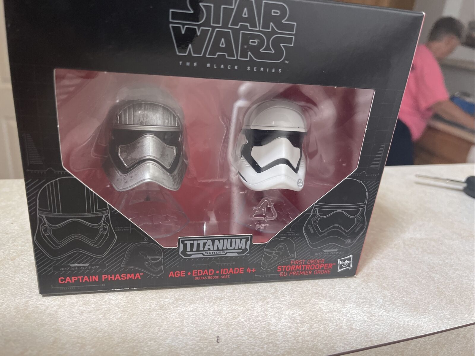 Star Wars Captain Phasma First Order Stormtrooper Helmets Black Series Titanium