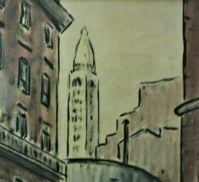 Wilhelm MAXON (1894-1971), Mü, Top-Aquarell 1957: PARIS RUE LABAT