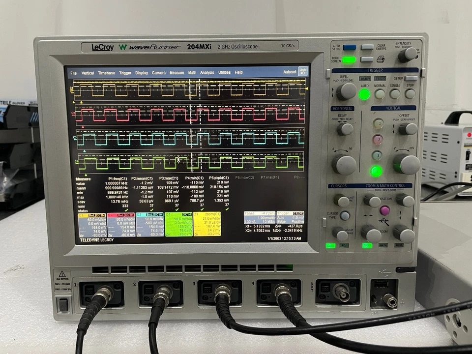 LeCroy 204MXi 2GHz Oscilloscope Opt -VL HDTV JTA2 XDEV XMAP XMATH - Image 2 of 4