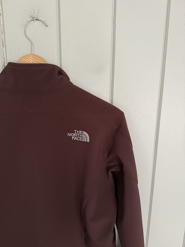 The North Face braune Apex Fleece gefütterte Softshell Full Zip Jacke S Small - Bild 5 von 5