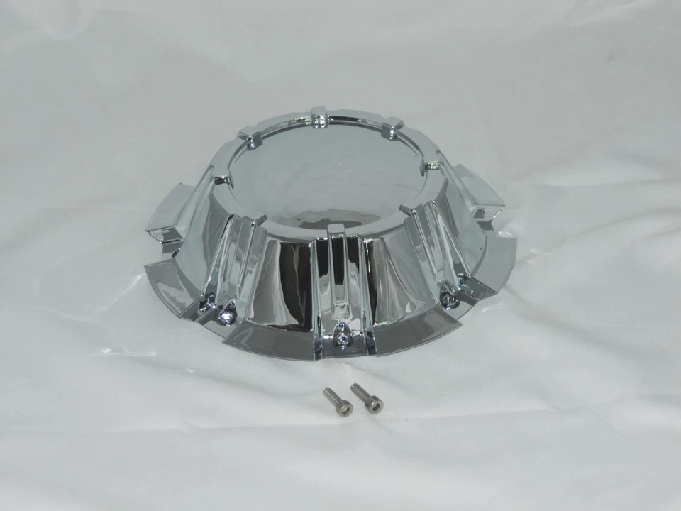 4 Pack - No Logo Replaces 3278 American Eagle Alloys Chrome Wheel Center Caps - Image 2 of 4