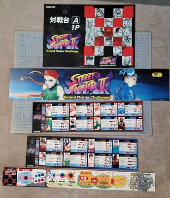CAPCOM SUPER Street Fighter II X Grand Master Art Set for Taito
