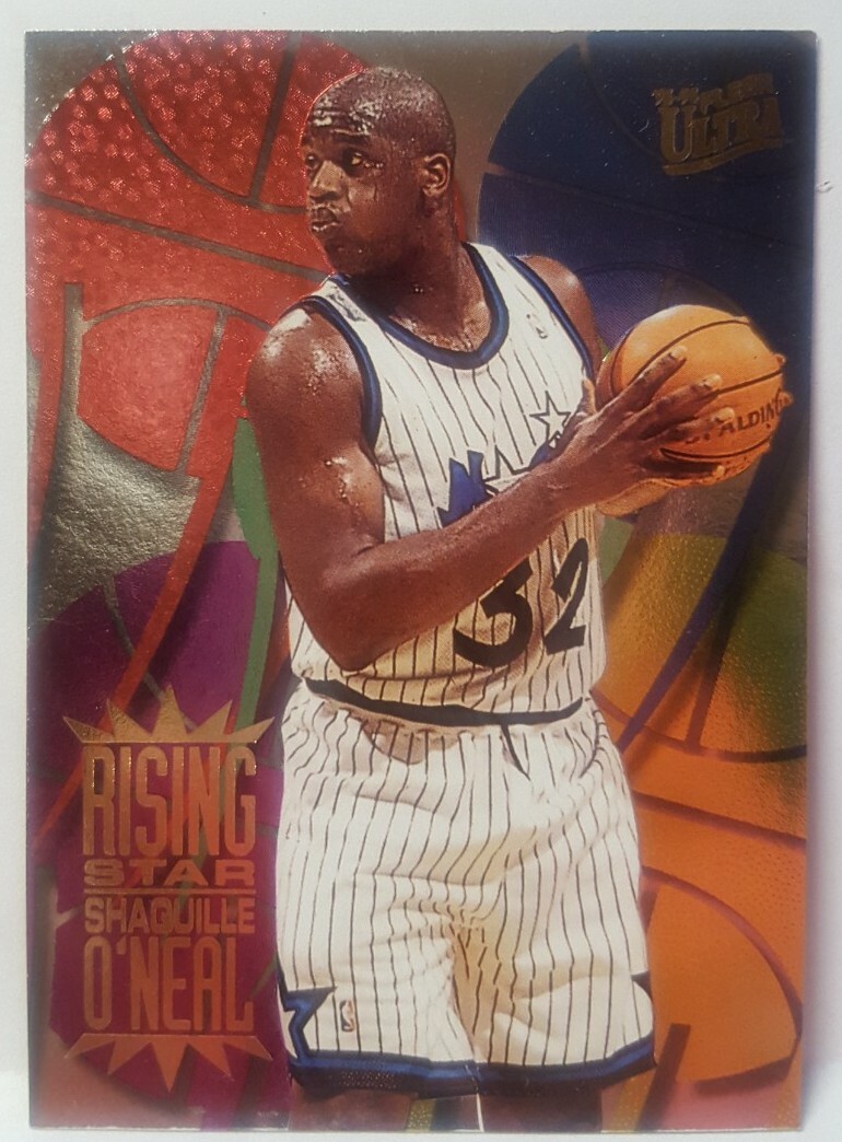 Shaquille O'Neal 1995-96 Fleer Ultra Rising Star Insert #6