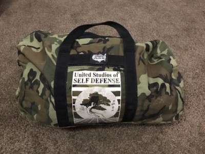camo workout bag