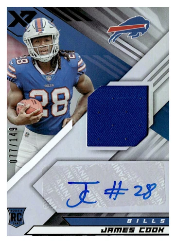 2022 Panini XR James Cook #RSA-JC