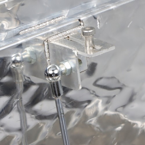 Labwork Aluminum Diamond Plate Tool Box New 20" x 12" x 9.5" Trailer Pickup - Picture 13 of 17