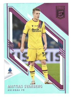 2021-22 Panini Donruss Elite Serie A Bologna FC Mattias Svanberg