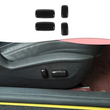 For Chevrolet Camaro 2010-2015 Seat Adjust Handle Switch Button Cover Trim Black For Chevrolet Camaro 2010-2015 Seat Adjust Handle Switch Button Cover Trim Black