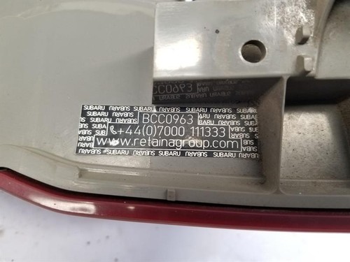 2003-2009 MK4 SUBARU LEGACY R-TOURER REAR TAIL LIGHT LH PASSENGER SIDE BCC0963 - Picture 11 of 15