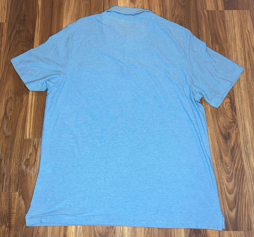 Polo de golf Vineyard Vines Edgar Town grande manga corta azul para hombre - Imagen 9 de 9