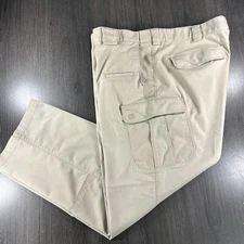 Mens 5.11 Tactical Series Cargo Pants 511 RN 109614 Beige Tan 42x32 Ripstop