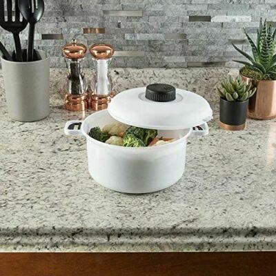 Mikrowelle Schnellkochtopf Kompakt Reis Gemüse Easy Cook Micro Kitchen Master