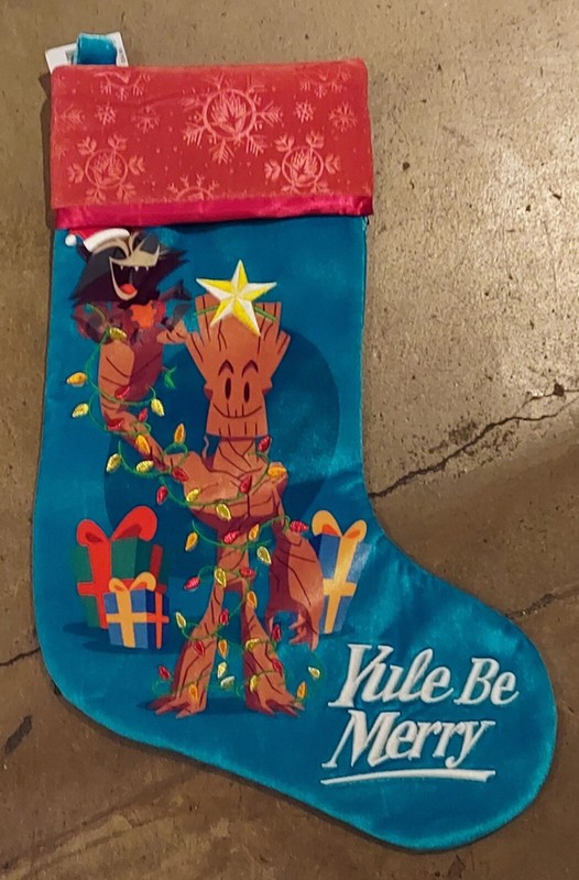 Disney Rocket Raccoon Groot Guardians of the Galaxy Holiday Christmas Stocking