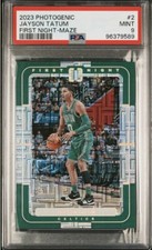 POP1 23-24 Panini Photogenic Jayson Tatum First Night MojoMaze /25 #2 PSA 9 MINT
