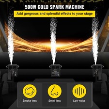 500W Cold Spark Firework Machine Special Stage Effect Machine Stage Events USA