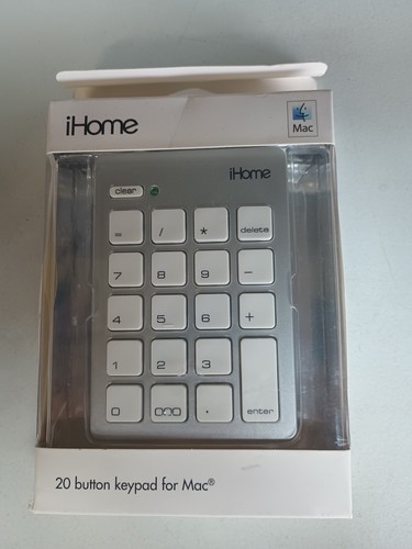iHome Mac Numeric 20 Button Keypad - lMac-A210S New