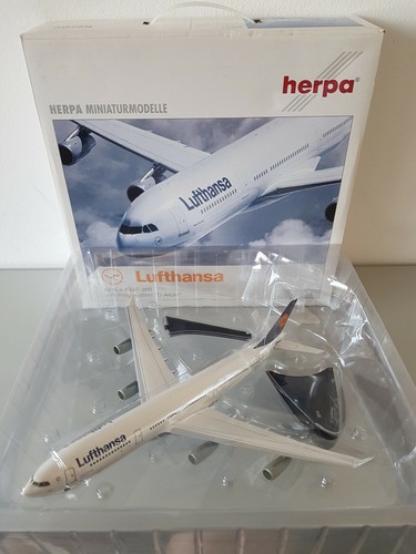 1:200 Herpa Wings 550253 Lufthansa Airbus A340-300 Reg. D-AIGH RARO - Imagen 6 de 10