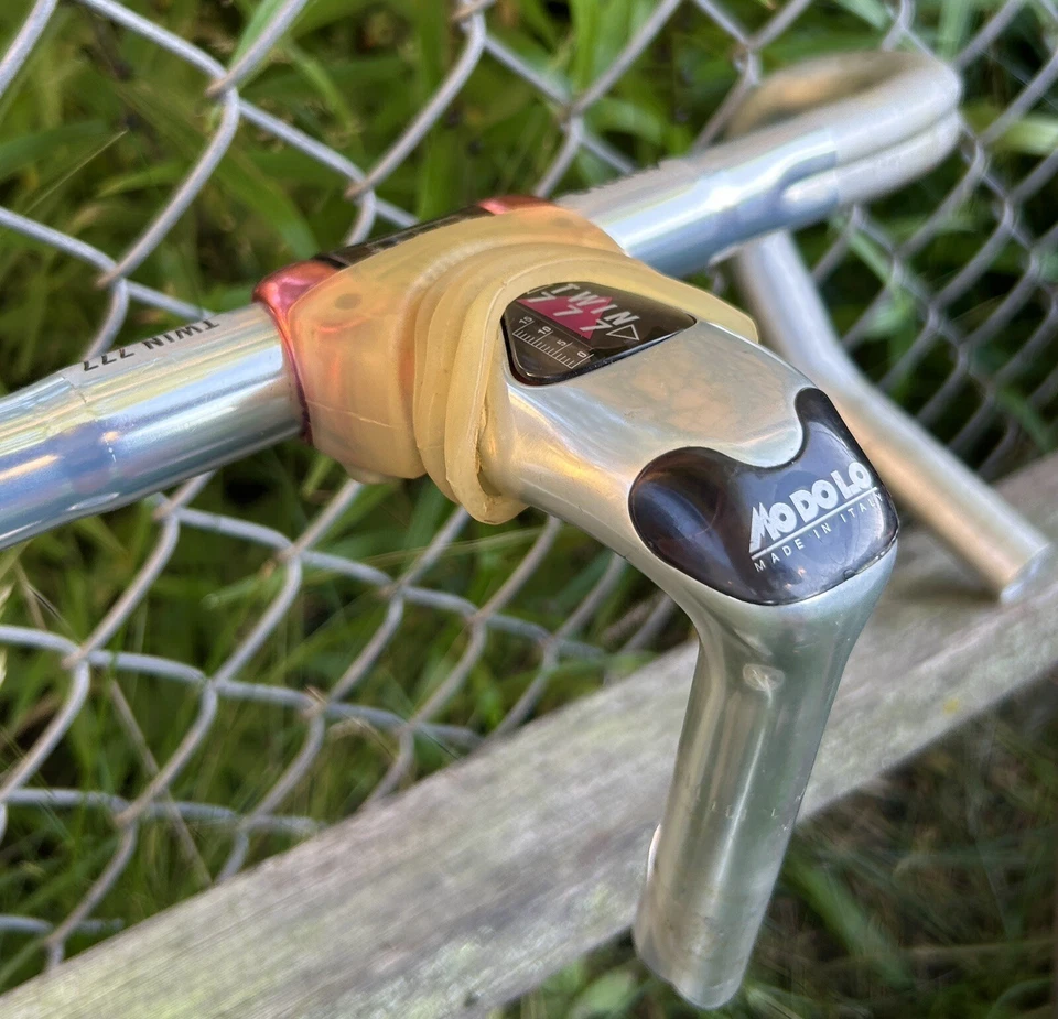 Modolo Twin 777 Adjustable Stem Handlebar Combo Drop Bar Cinelli Colnago Derosa - Image 4 of 4