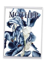  - Jumbo Flower Mothers Day Card (8.5 x 11 Inch) Iridescent Iris - Mother's Day