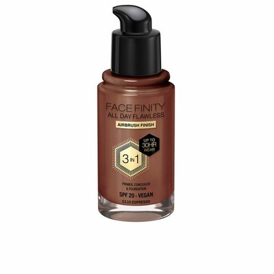 Max Factor Facefinity All Day Flawless 3 In 1 Foundation C110-Espresso 30ml