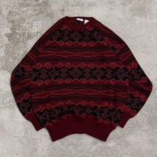Vintage Made In Italy Geometric Knit Sweater ...