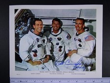 APOLLO 7 ASTRONAUT WALTER CUNNINGHAM (1932-2023) AUTOGRAPH PHOTO~