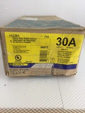 SQUARE D HU361 30 AMP 600 VOLT 3 PHASE INDOOR DISCONNECT...D-1708