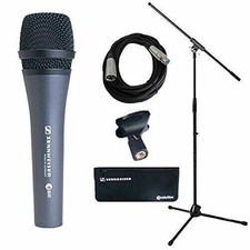 Sennheiser E 835 STAND XLR CABLE Dynamic Vocal Mic Bundle FREE SHIPPING