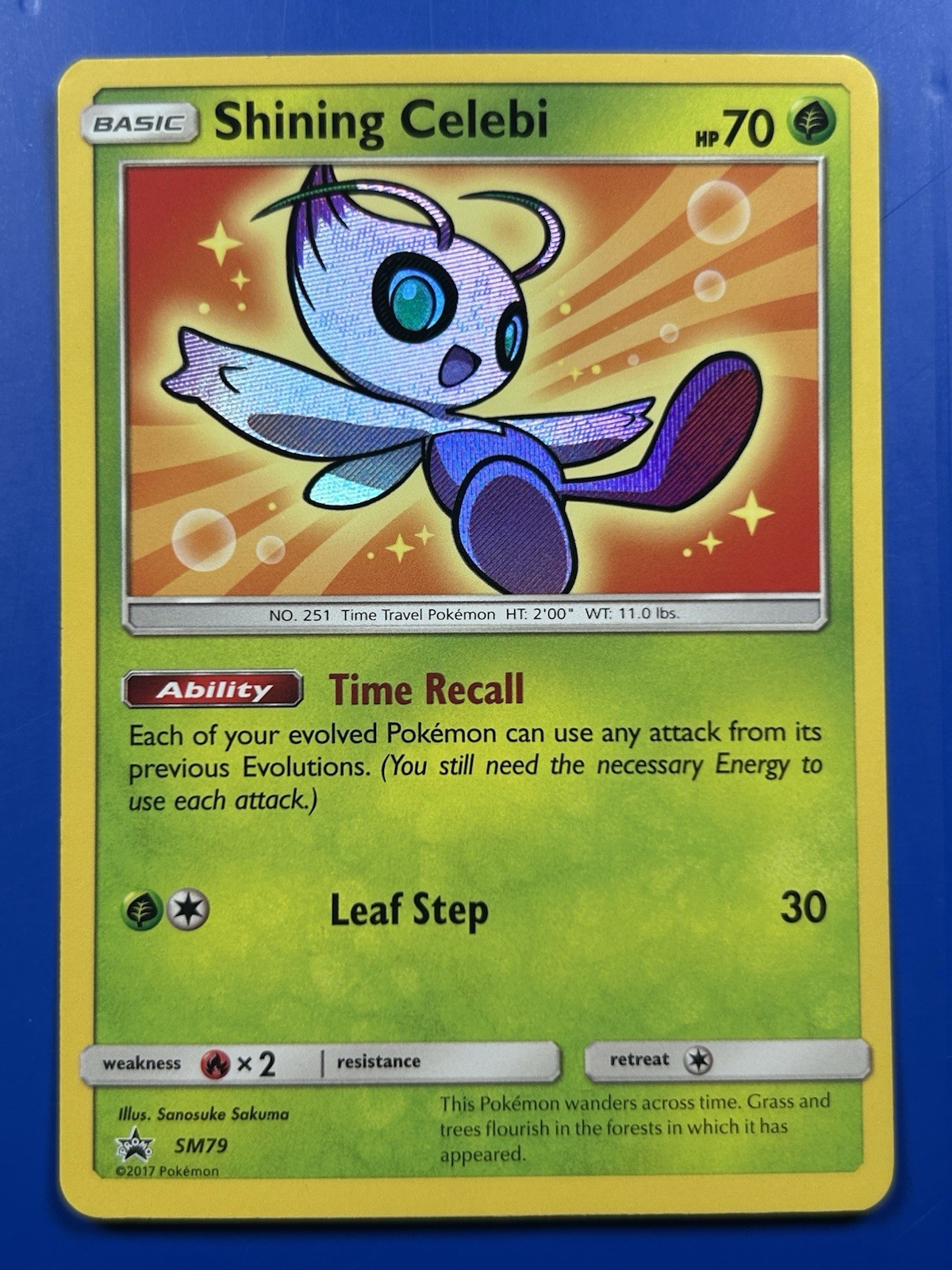 Shining Celebi SM79 Promo • LP • Pokemon TCG