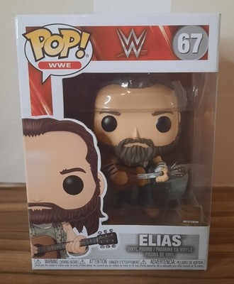 Funko POP! WWE Elias #67 Vinyl Figur BESCHÄDIGTE BOX SIEHE BILDER