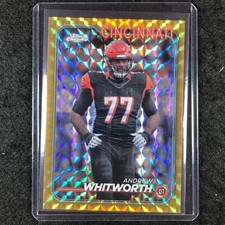 2024 Topps Chrome Football ANDREW WHITWORTH Base Gold Geometric 37/50 #30