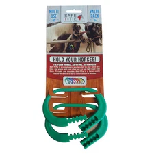 SAFETY TIE safety_tie_Green Horse Tether Safety Tie, Release Tie Down Clip,