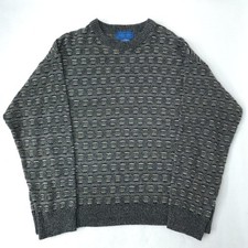 Vintage Towncraft Sweater Mens XL Textured Geometric Cosby GrandpaCore 90s Dad