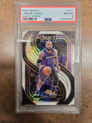 2024-25 Panini Select - Premier Level LeBron James #111 White