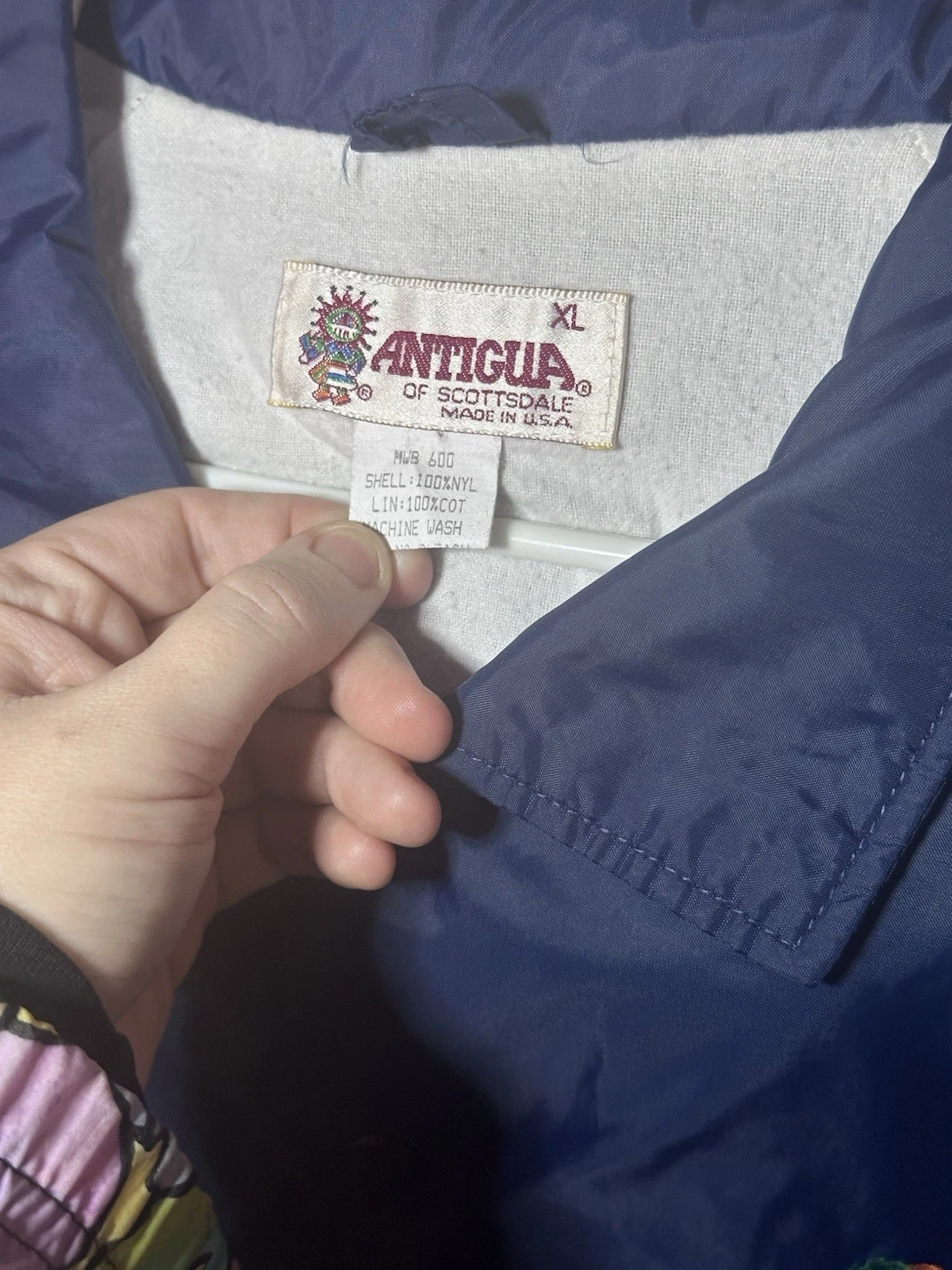 King Rivers Country Club Navy Blue Coaches Jacket Size XL - product detail image 4