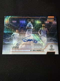 EDUARDO CAMAVINGA AUTO /25 Orange TOPPS STADIUM CLUB CHROME 2021 22