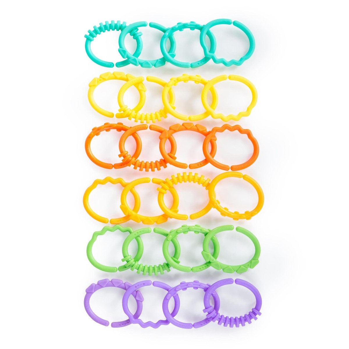 ★タイムセール★ BABY リング4点セット Bright Starts Lots of Links Rings Toys - for Stroller or Carrier