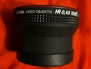 Hama Video Objektiv HR 0.45 HR0.45 HTMC Compact (1) (I) 36mm  with Leather Case