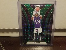 2025 Panini Mosaic Tai Felton Elevate Green Mosaic Prizm Rookie Card