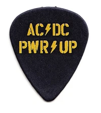 AC/DC Power Up Promotional Single-Sided  Black Guitar Pick - 2025